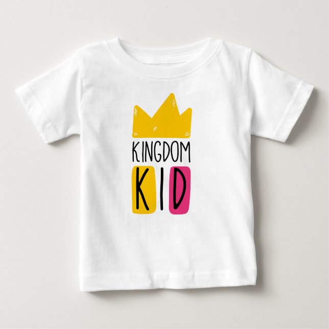 Pour Bébé T-shirt d'enfant de royaume (Devant)