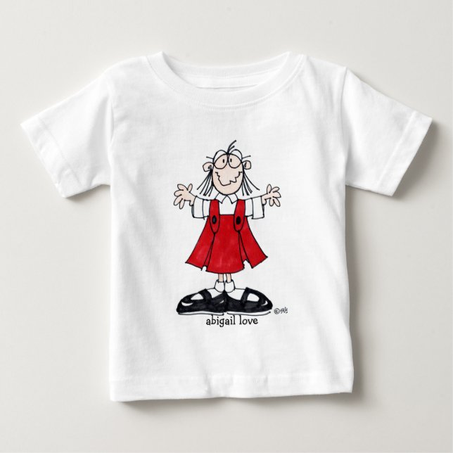 Pour Bébé T-shirt d'enfant en bas âge d'amour d'Abigaïl (Devant)