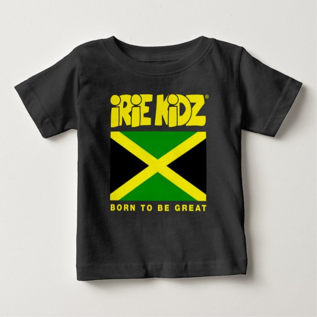 Pour Bébé T-shirt d'enfant en bas âge de drapeau d'IRIE (Devant)
