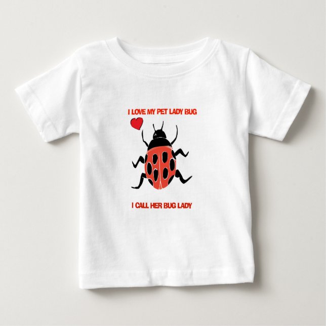 POUR BÉBÉ T-SHIRT D'ENFANTS EN BAS ÂGE DE COCCINELLE (Devant)