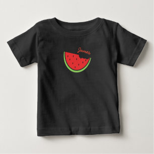 Pour Bébé T-shirt d'été personnalisé Watermelon