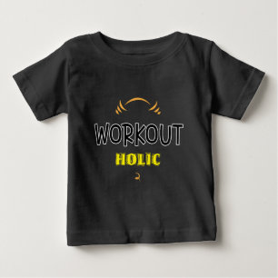 Pour Bébé T-Shirt d'exercice de remise en forme Holic Gym