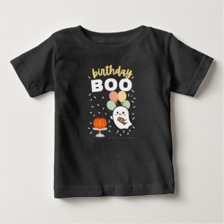 Pour Bébé T-Shirt d'Halloween Fantôme BOO d'anniversaire