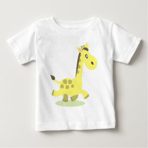Pour Bébé T-shirt d'illustration de girafe