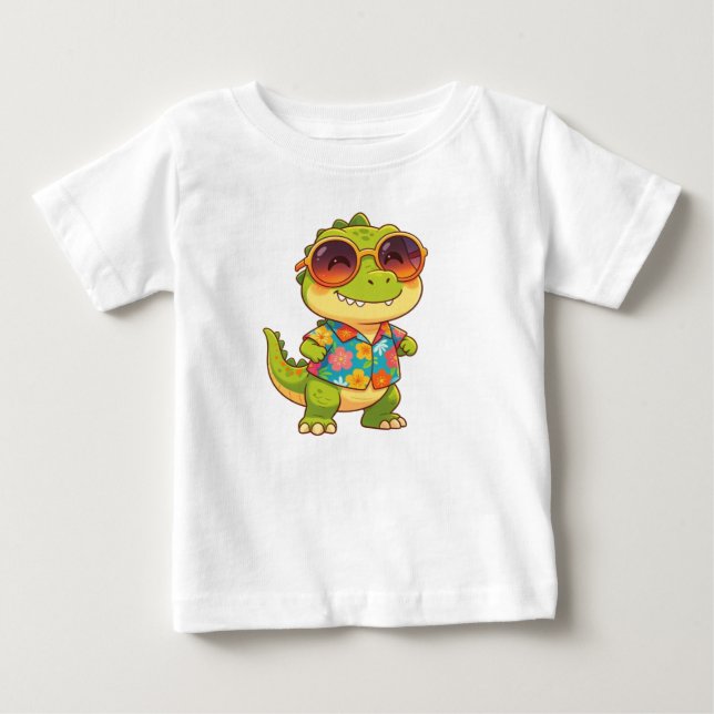 Pour Bébé T-shirt dinosaure (Devant)