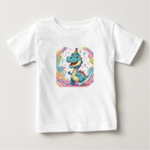 Pour Bébé T-shirt Dinosaure Carton mignon