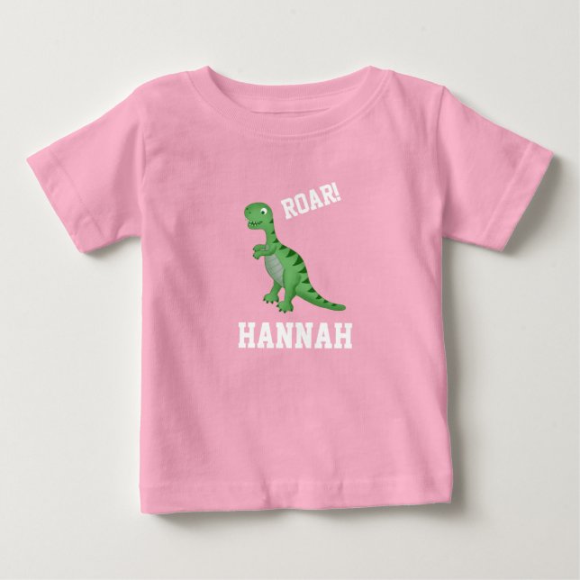 Pour Bébé T-shirt Dinosaure T-shirt Filles Rex Comme Dinosau (Devant)