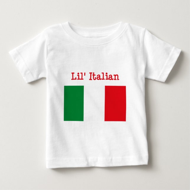 Pour Bébé T-shirt d'Italien de Lil (Devant)