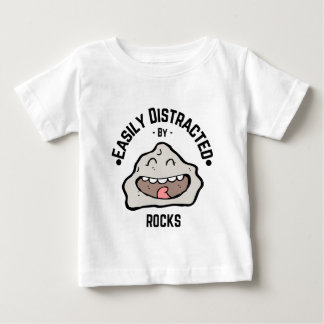 Pour Bébé T-shirt drôle - Facilement distrait par les rocher