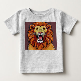 Pour Bébé T-shirt du logo géométrique monochromatique du lio