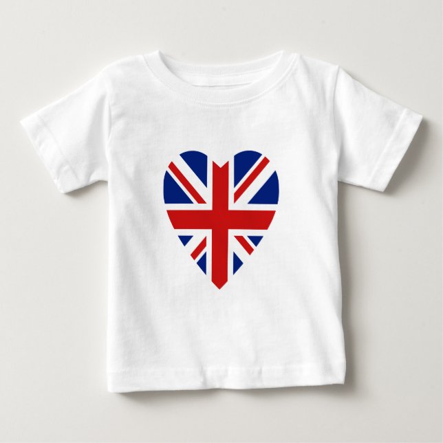 Pour Bébé T-shirt du pavillon britannique (Devant)