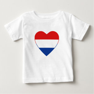 Pour Bébé T-shirt du pavillon Pays-Bas