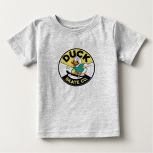 Pour Bébé T-shirt Duck Skate Co. Cool Cartoon Skater