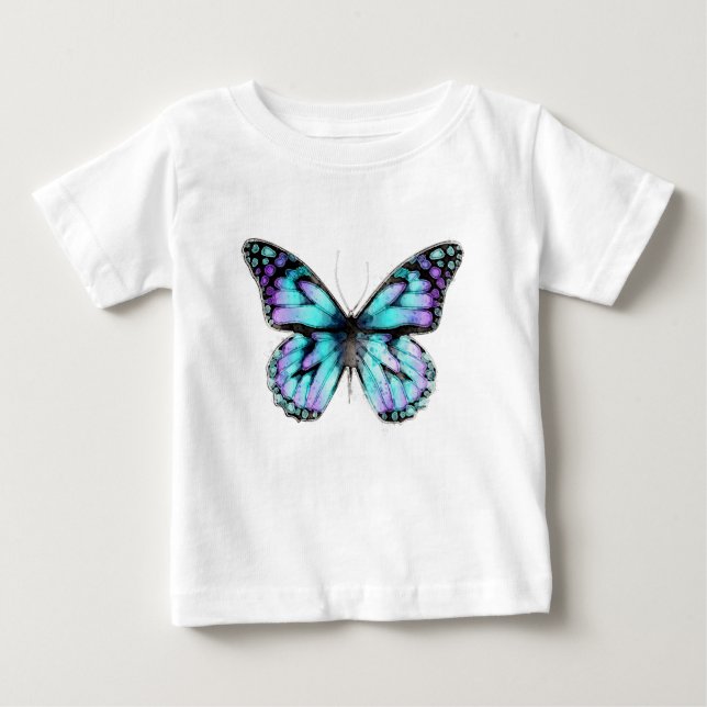 Pour Bébé T-shirt Effet Papillon (Devant)