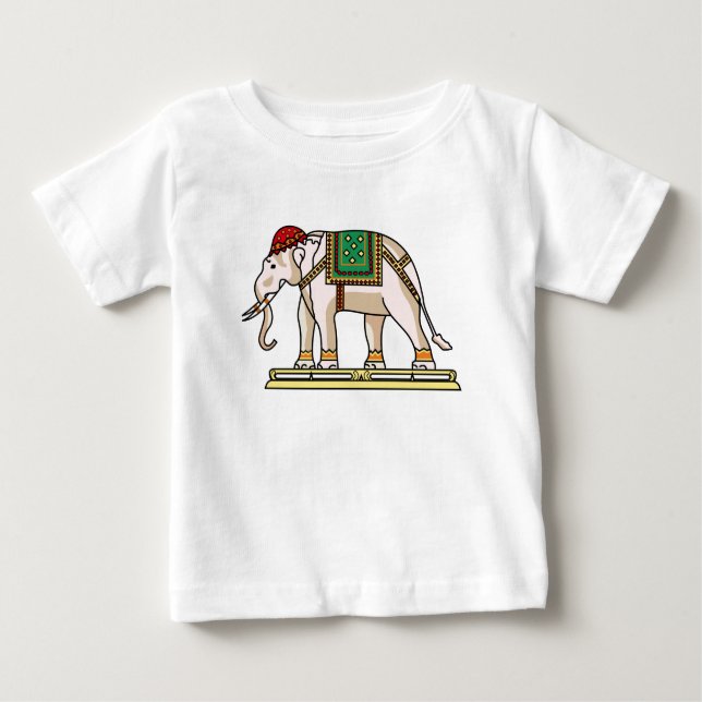 Pour Bébé T-shirt éléphant thaïlandais (Devant)