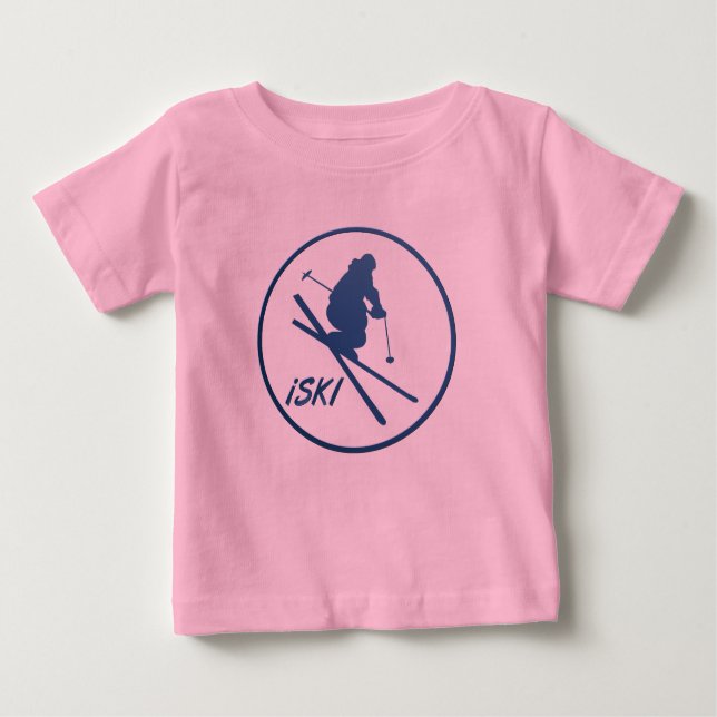 Pour Bébé T-shirt encadré iSKI (Devant)
