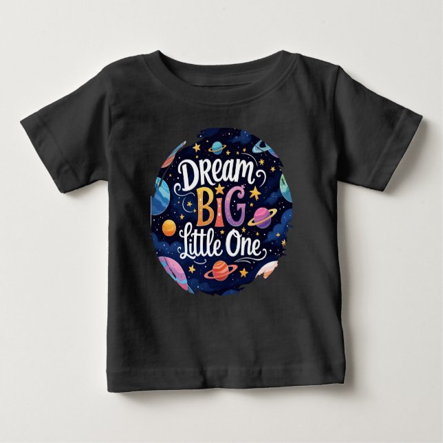 Pour Bébé T-shirt enfant à thème spatial (Devant)