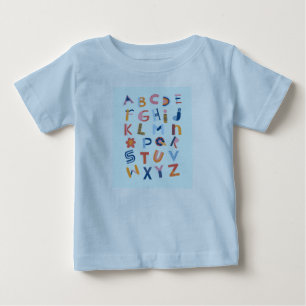 Pour Bébé T-shirt enfant alphabet anglais
