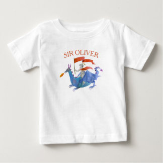Pour Bébé T-Shirt Enfant Chevalier Chevauchant un Dragon ave