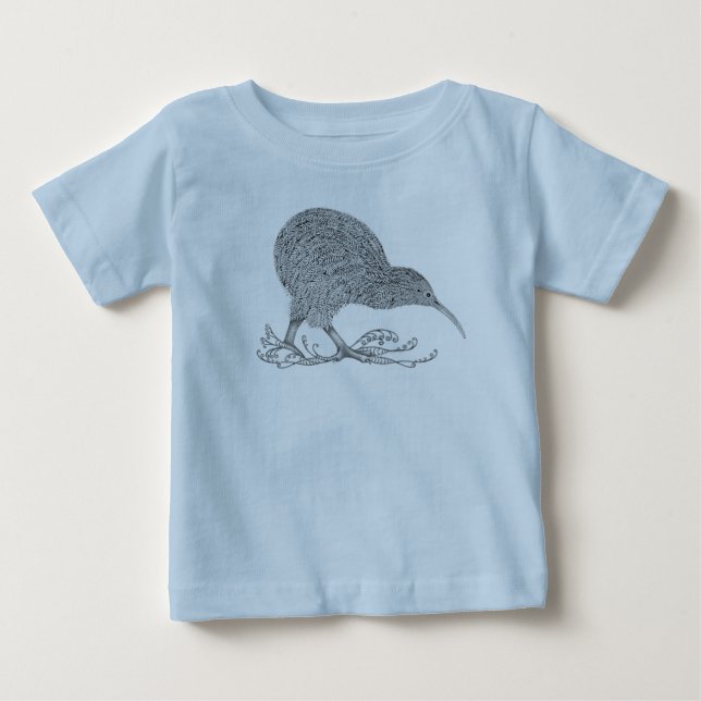 Pour Bébé T-shirt enfant de Kiwiana (Devant)