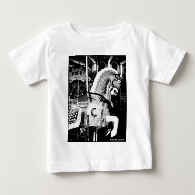Pour Bébé T-shirt enfant du "King Horse" (Devant)