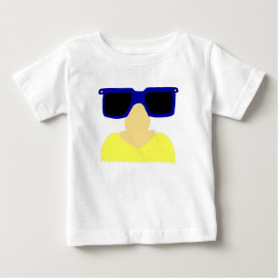 Pour Bébé T-shirt enfant Incognito Mustache & lunettes