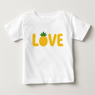 Pour Bébé T-shirt enfant LOVE Ananas Mignon