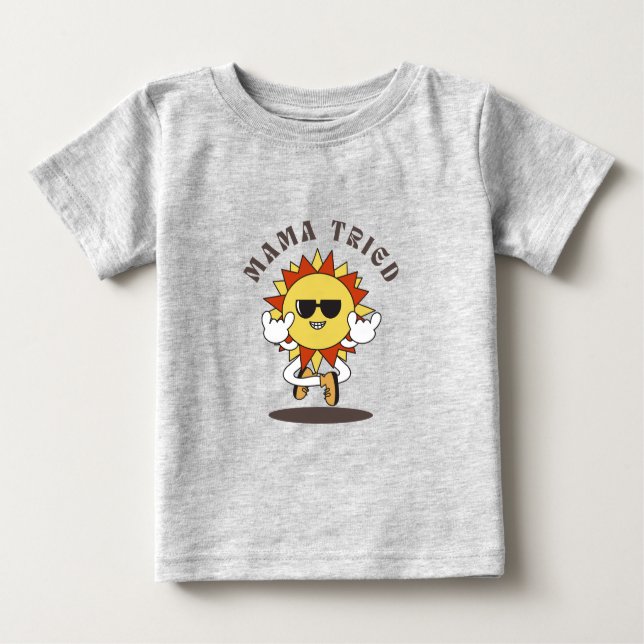Pour Bébé T-shirt enfant "maman a essayé" (Devant)