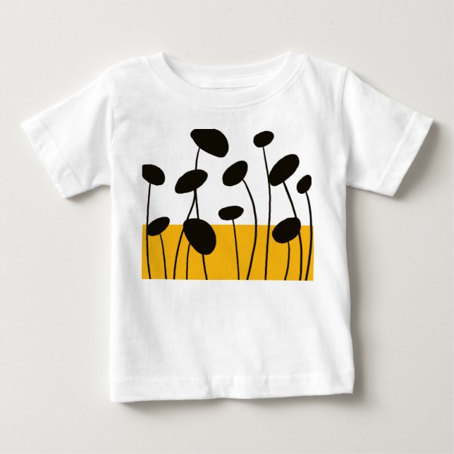 Pour Bébé T-Shirt Enfant Minimal Leaf (Devant)