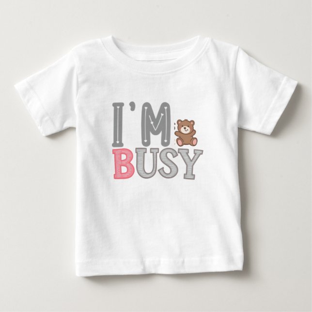 Pour Bébé T-shirt Enfant Ours Mignon (Devant)