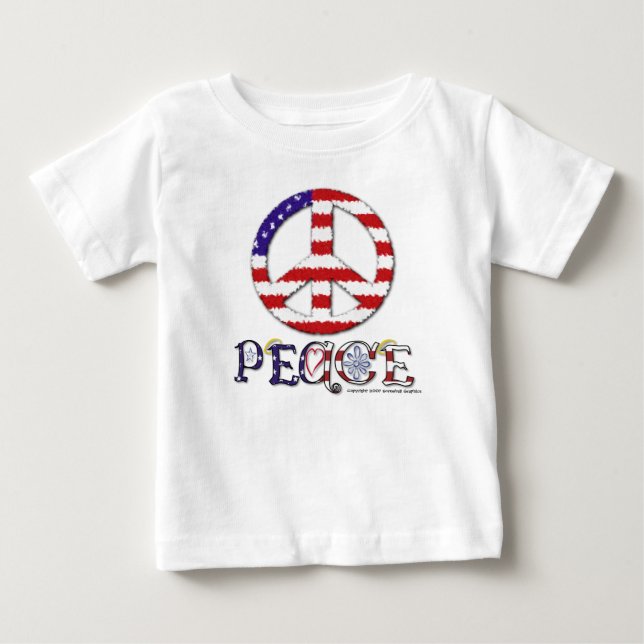 Pour Bébé T-shirt enfant pacifique (Devant)