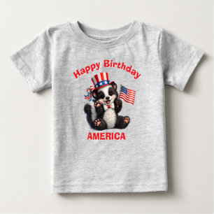 Pour Bébé T-Shirt Enfant Patriote Skunk (5ab)