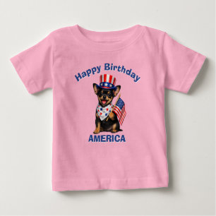 Pour Bébé T-Shirt enfant patriotique Krysarik (2s)