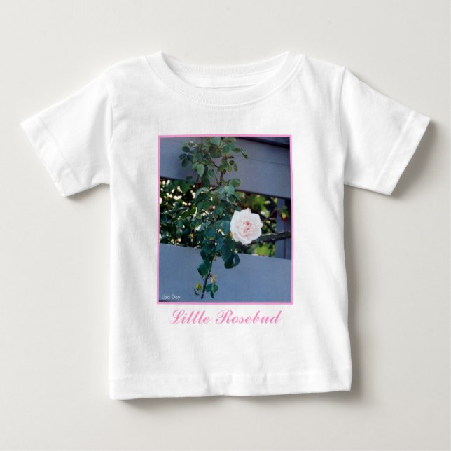 Pour Bébé T-shirt enfant rose rose 'Little Rosebud' (Devant)