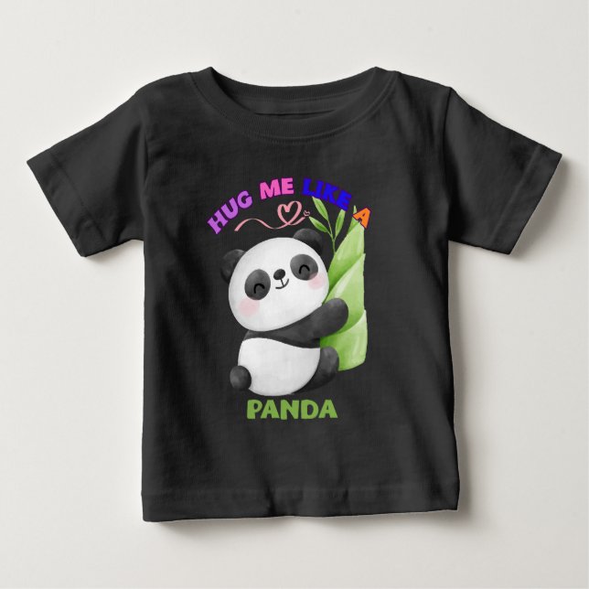 Pour Bébé T-shirt enfant - Serrez-moi comme un Panda 🐼 (Devant)