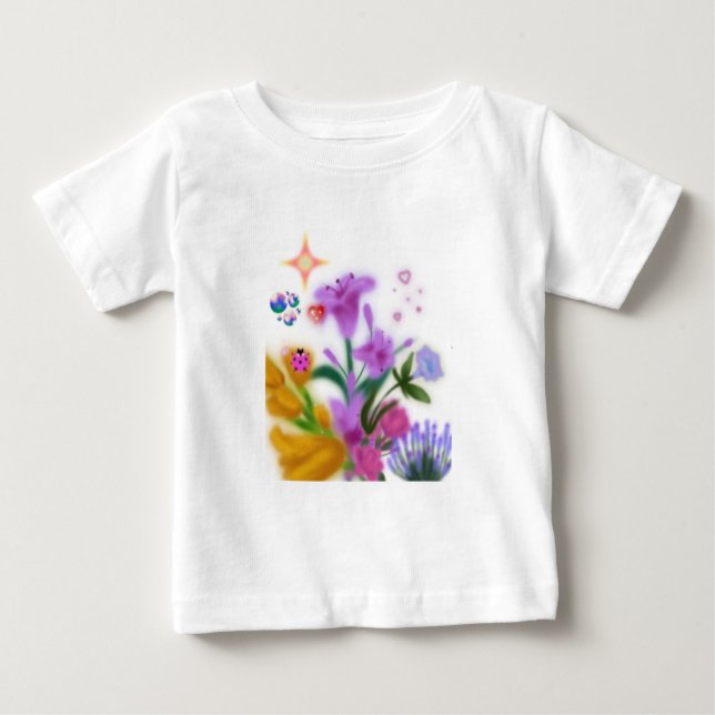 Pour Bébé T-Shirt Enfants Blossom Blur (Devant)