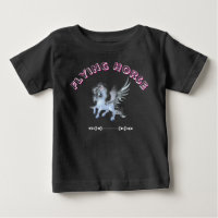 T-shirt Enfants Cheval Volant - Design Cheval Magi