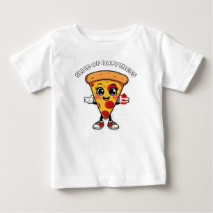 Pour Bébé T-shirt Enfants Pizza Kawaii Mignon