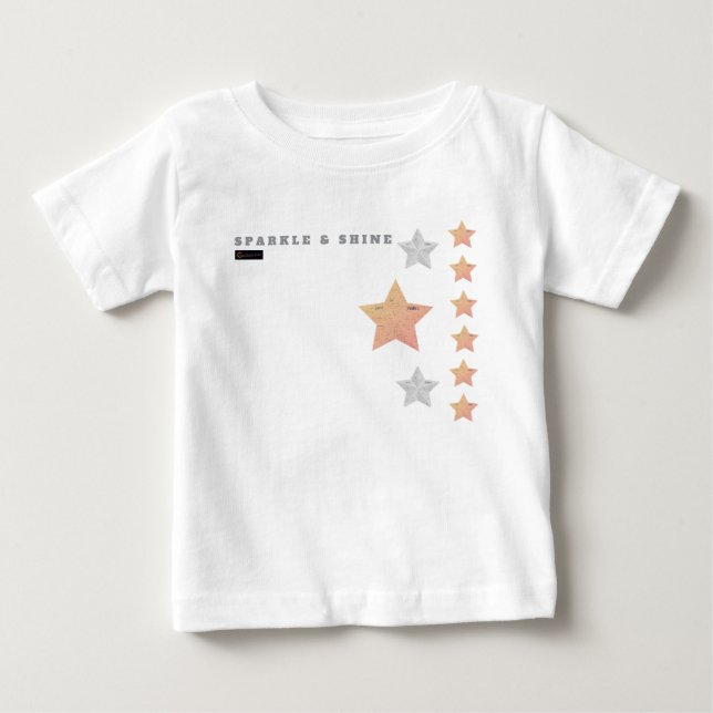 POUR BÉBÉ T-SHIRT ÉPARGNÉ ET ÉCLAIRÉ (Devant)