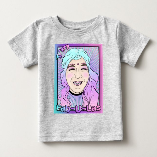 Pour Bébé T-shirt Fab-U-Las Baby de Zer0 (Devant)