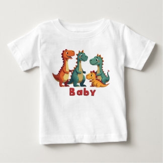 Pour Bébé T-shirt famille Dinosaur (bébé)