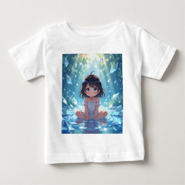 Pour Bébé T-shirt Fille Anime Magique (Devant)