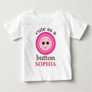 Pour Bébé T-shirt fille mignonne personnalisée / Creeper