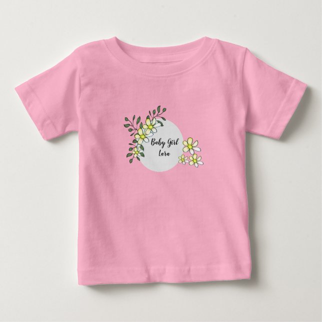 Pour Bébé T-shirt fille Personnaliser (Devant)