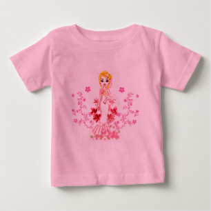 Pour Bébé T-shirt Fleur Fée