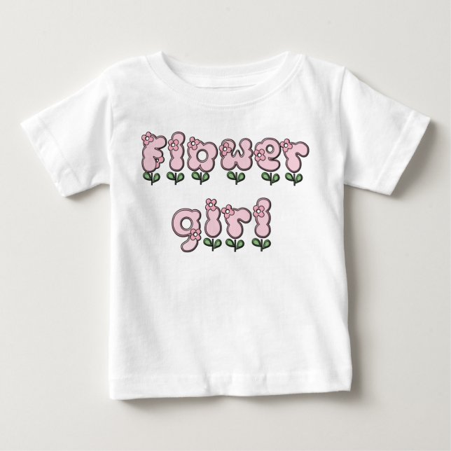 Pour Bébé T-shirt Flower Girl (Devant)