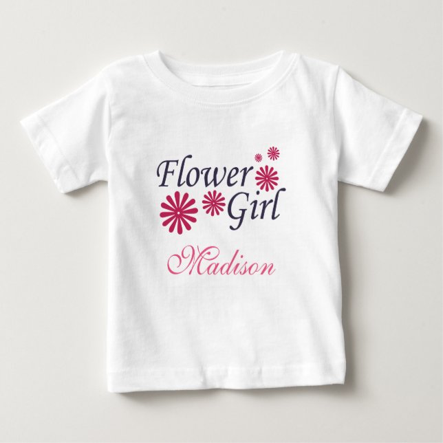 Pour Bébé T-shirt Flower Girl Toddler (Devant)