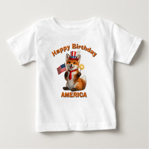 Pour Bébé T-Shirt Fox (5s) Enfant Patriote