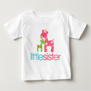 Pour Bébé T-shirt Funky Giraffe Little Sister
