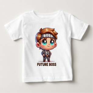 Pour Bébé T-Shirt Future Boss Kids - Dessin adorable